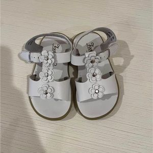 Footmates White Toddler Sandal